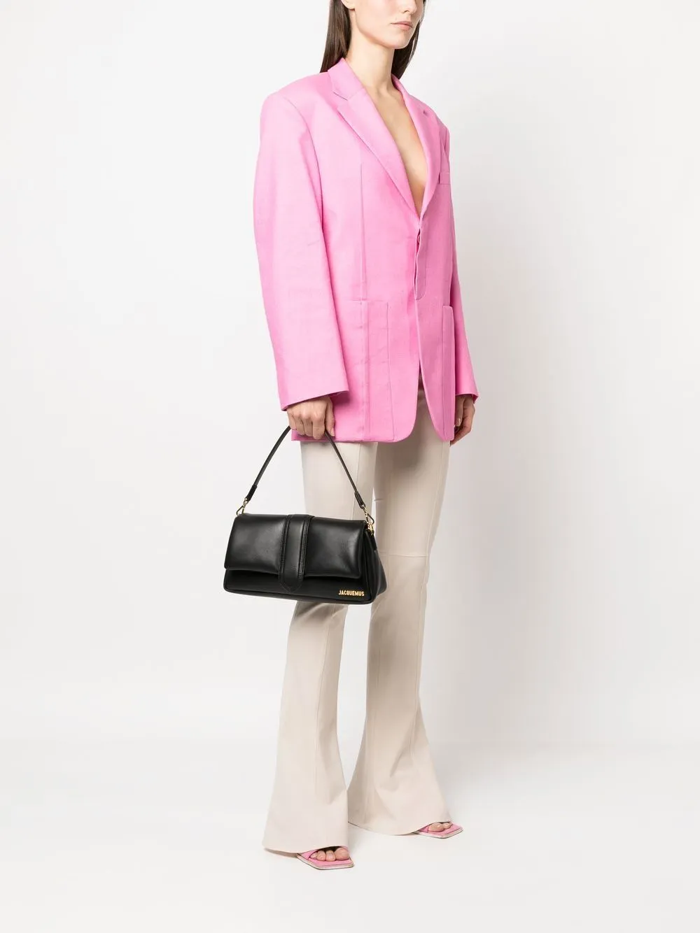 Borsa tote le bambimou Jacquemus in nero - donna
