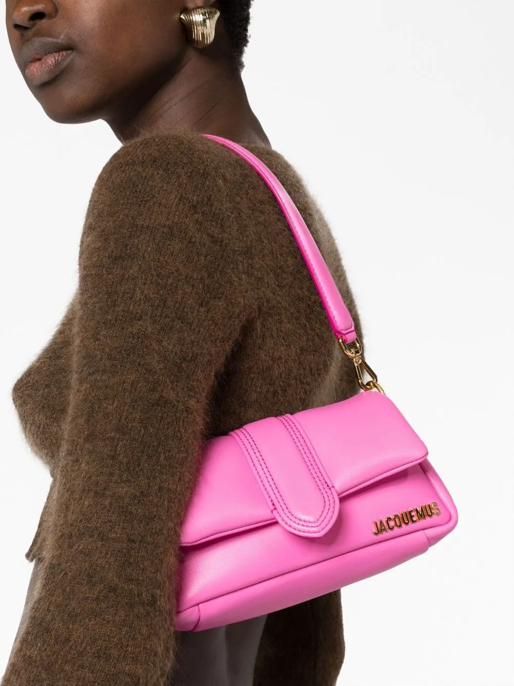 Borsa tote le petit bambimou Jacquemus in rosa - donna