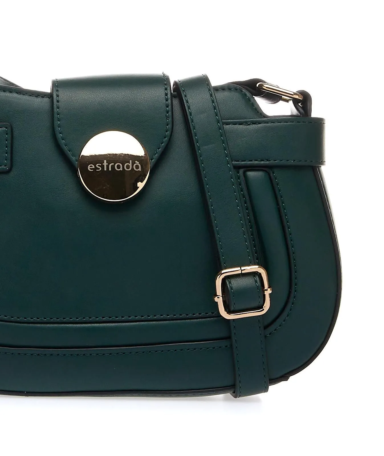 Borsa verde con tracolla regolabile