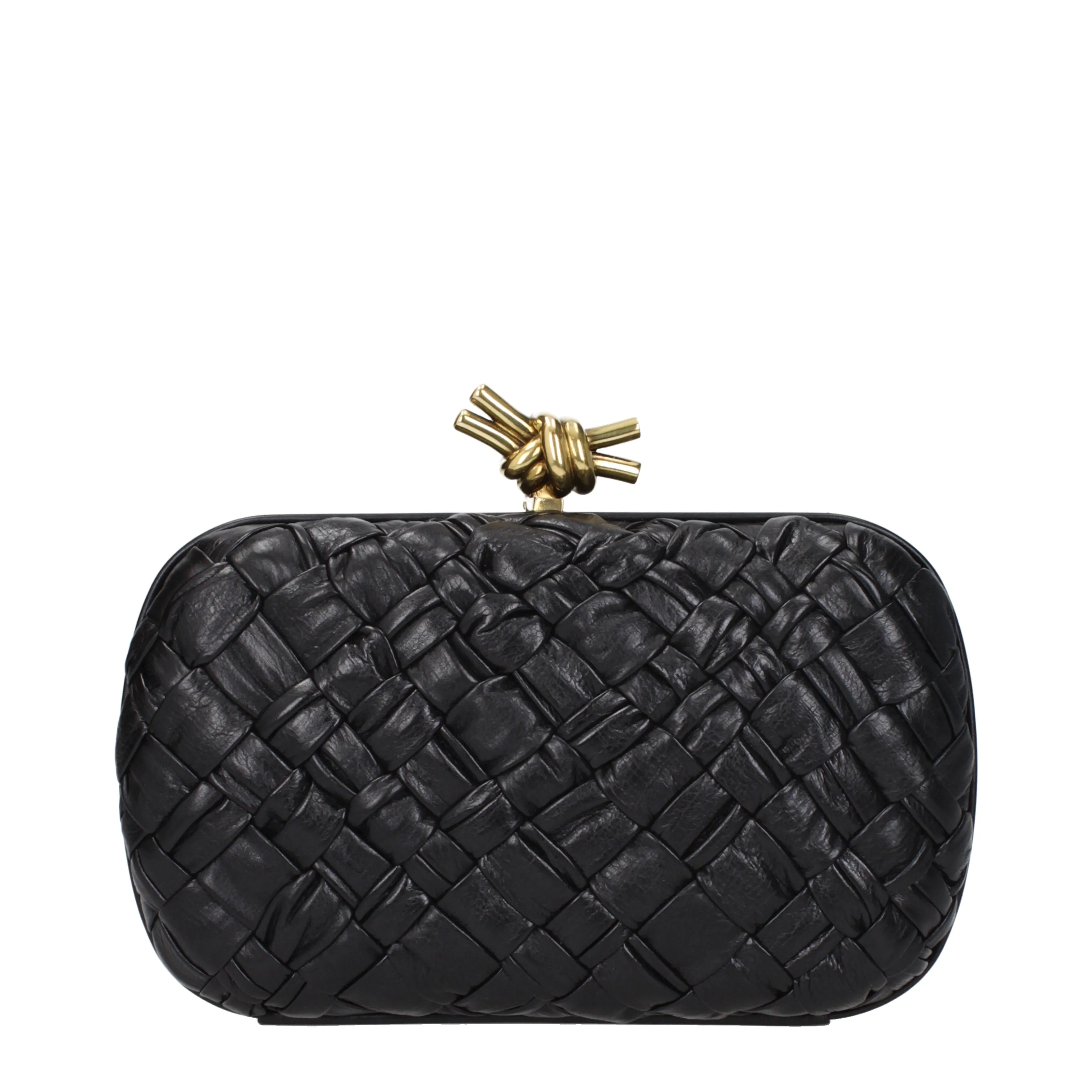 Bottega Veneta Pochette Knot Donna Pelle Nero