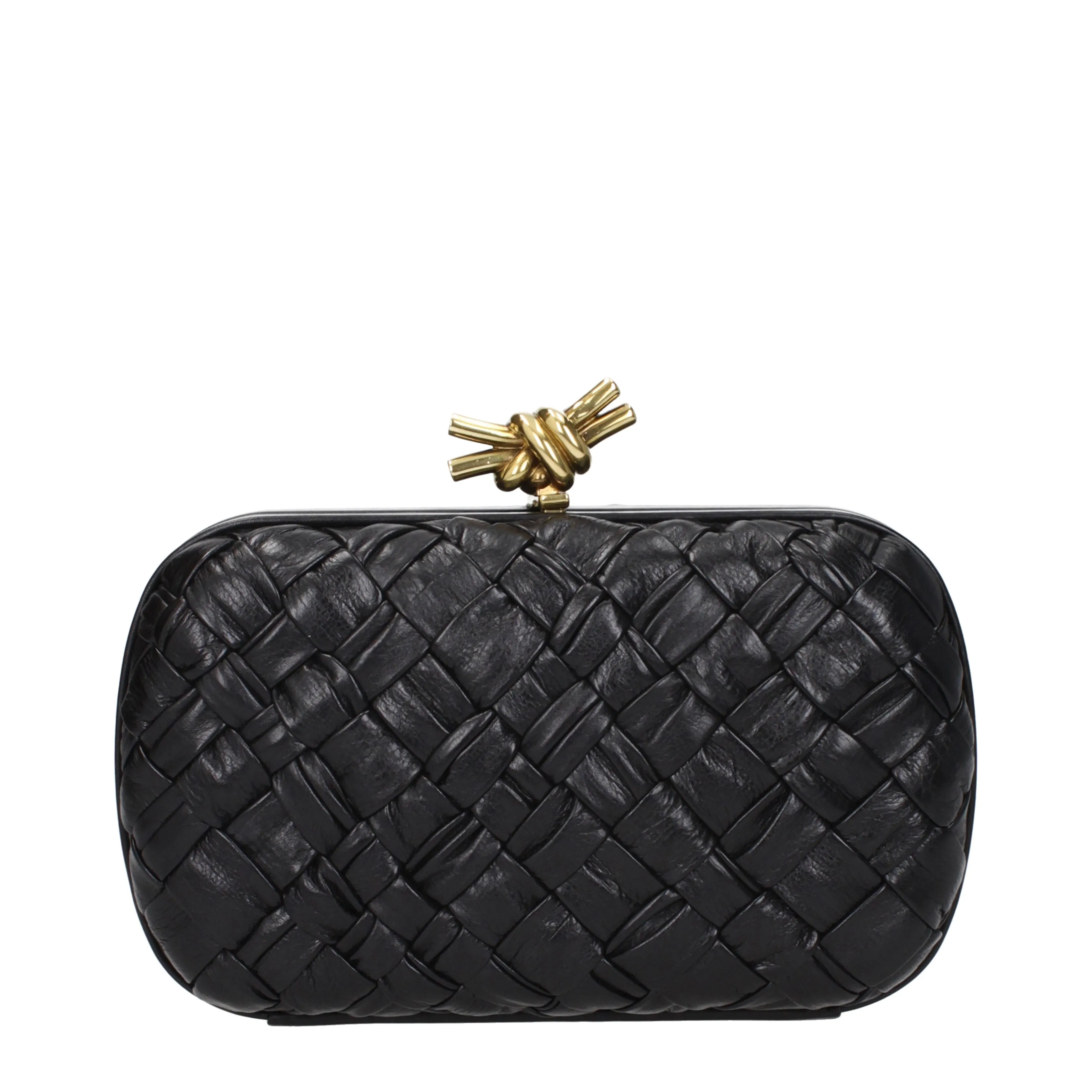 Bottega Veneta Pochette Knot Donna Pelle Nero