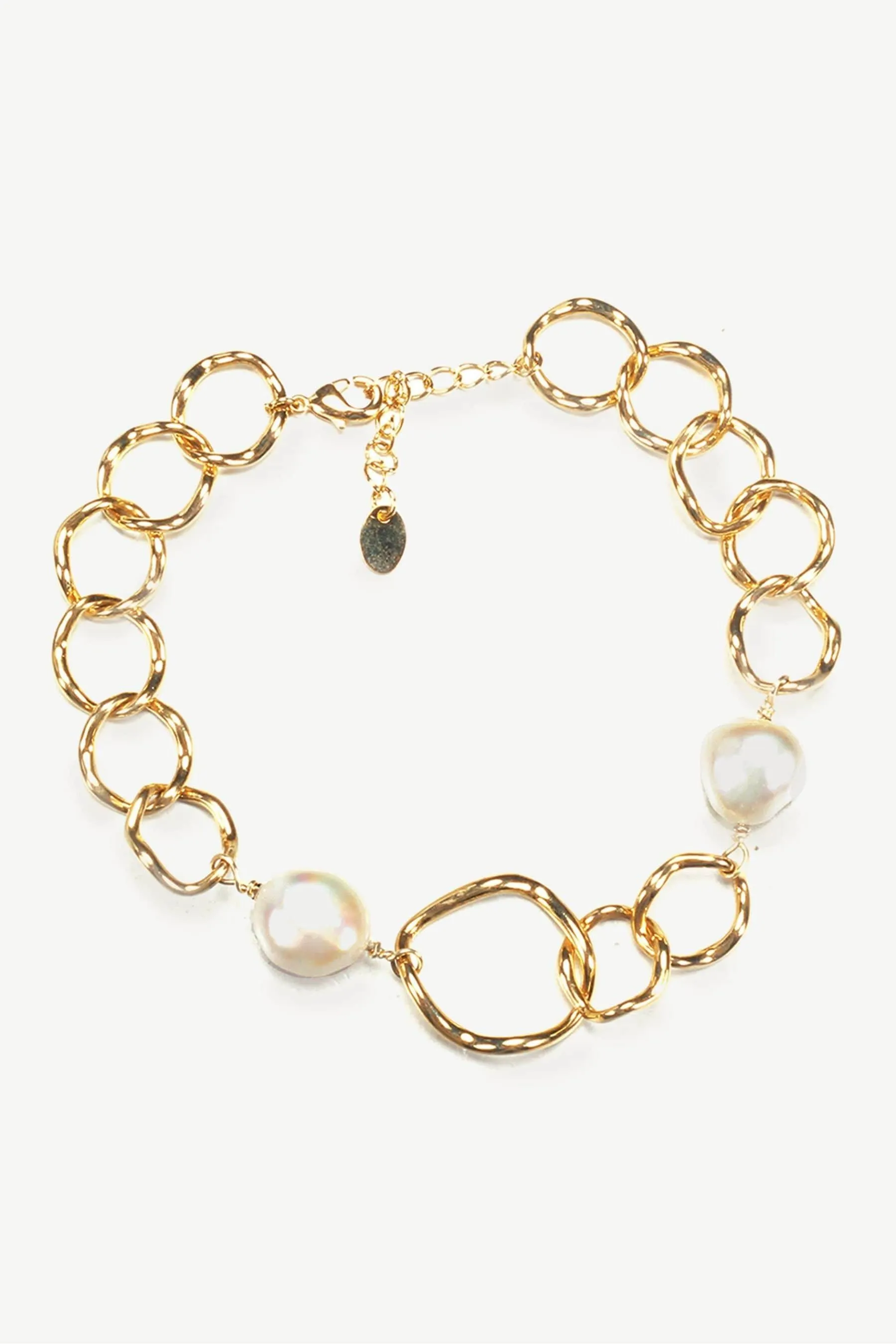 Bracciale a cerchio con Ivory & Co Caprice e perle