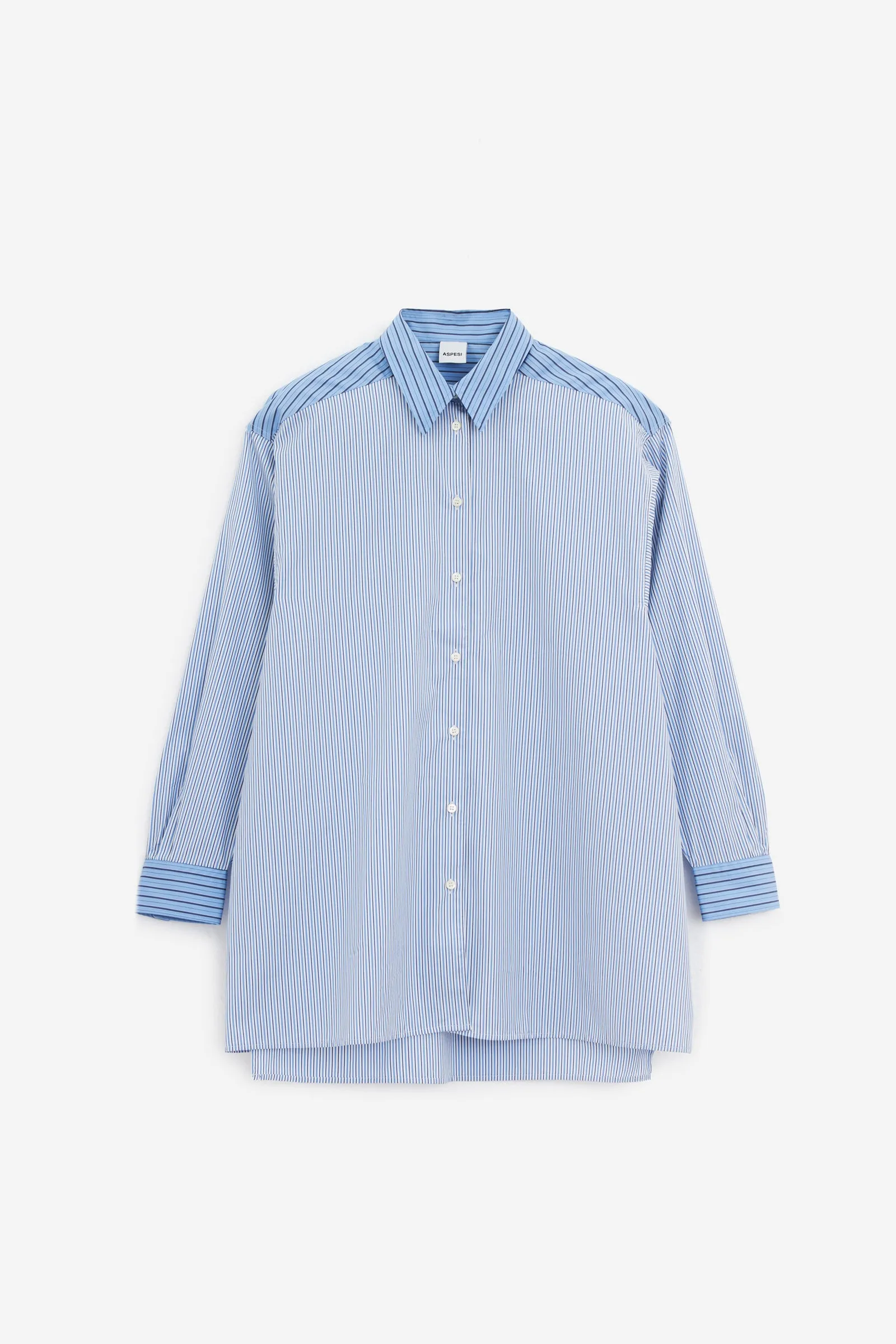 Camicia in cotone azzurro