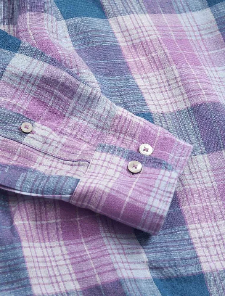 Camicia Manica Lunga Casual Fynch-hatton - Fucsia