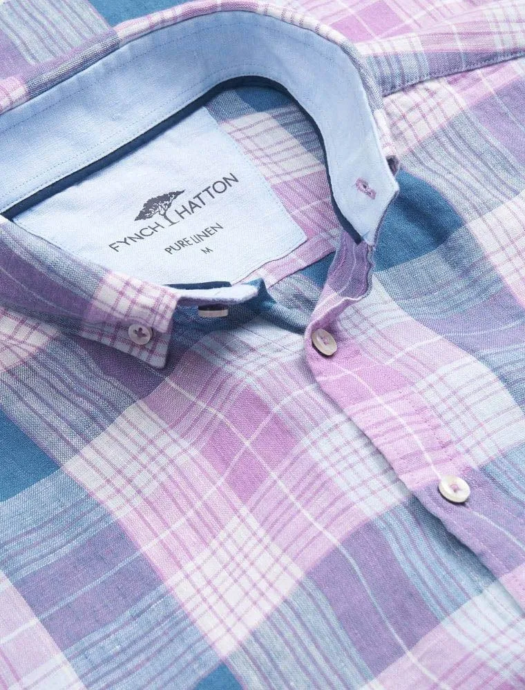 Camicia Manica Lunga Casual Fynch-hatton - Fucsia