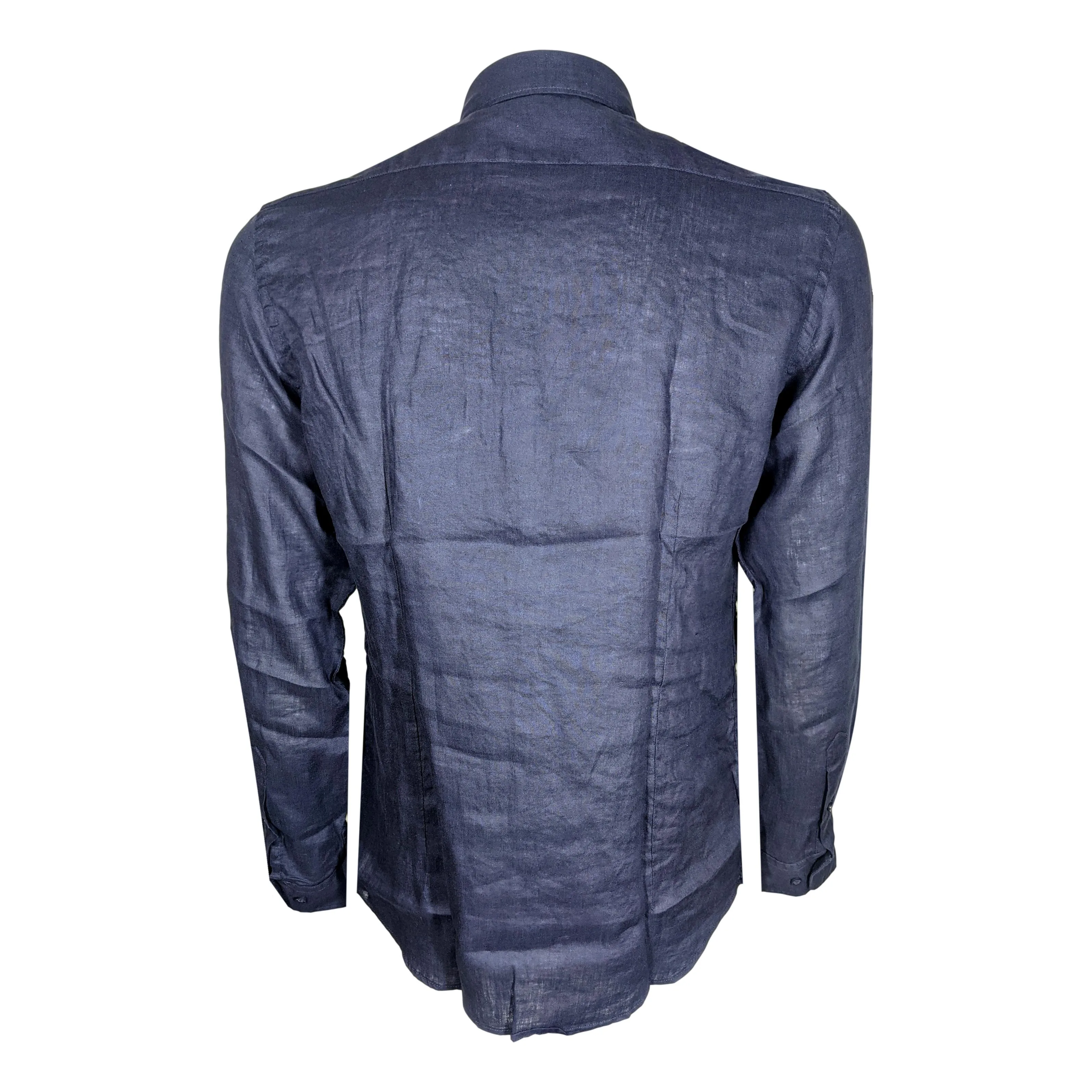 CAMICIA TINTA UNITA DI LINO