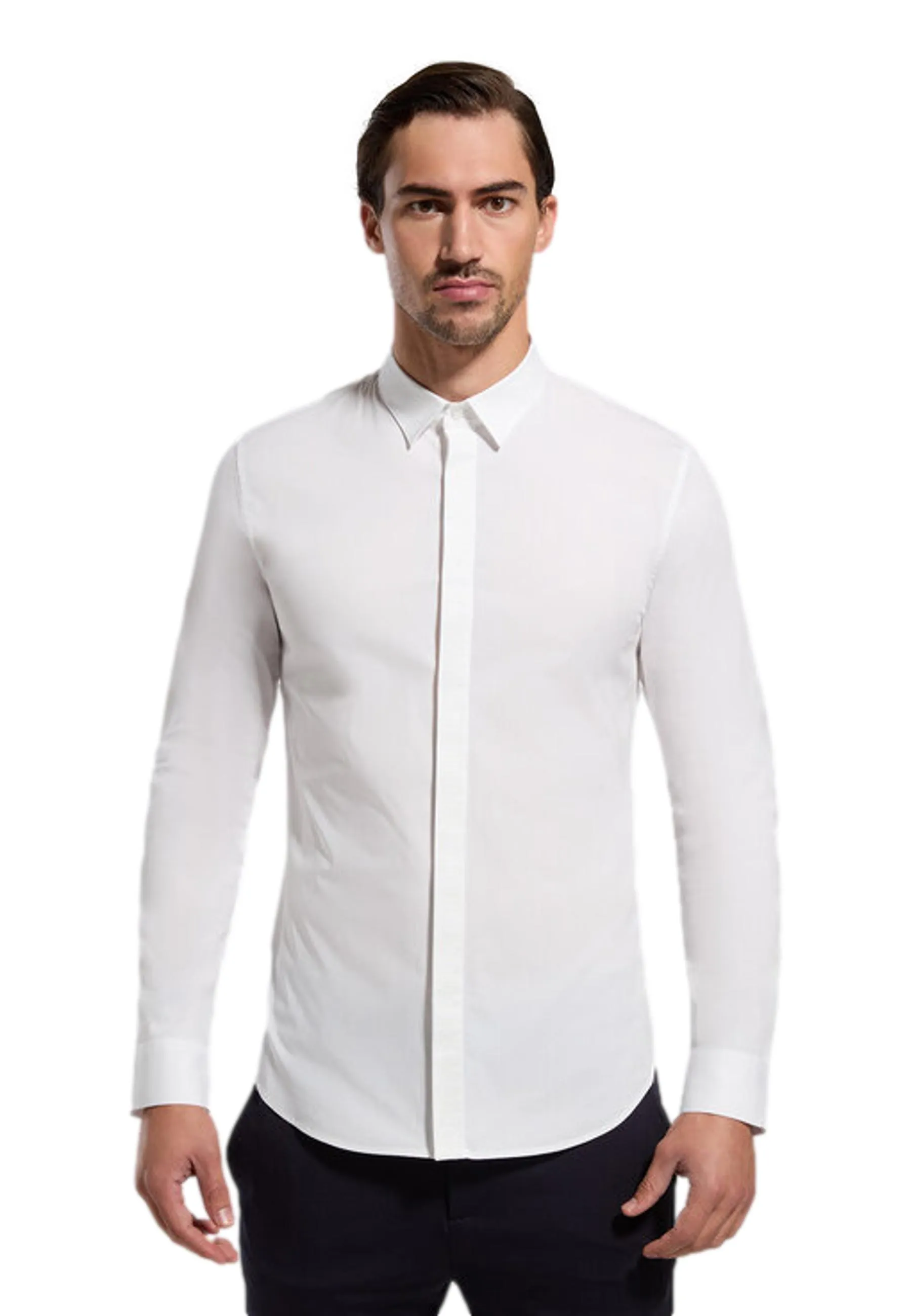 CAMICIA UOMO POPELINE STRETCH