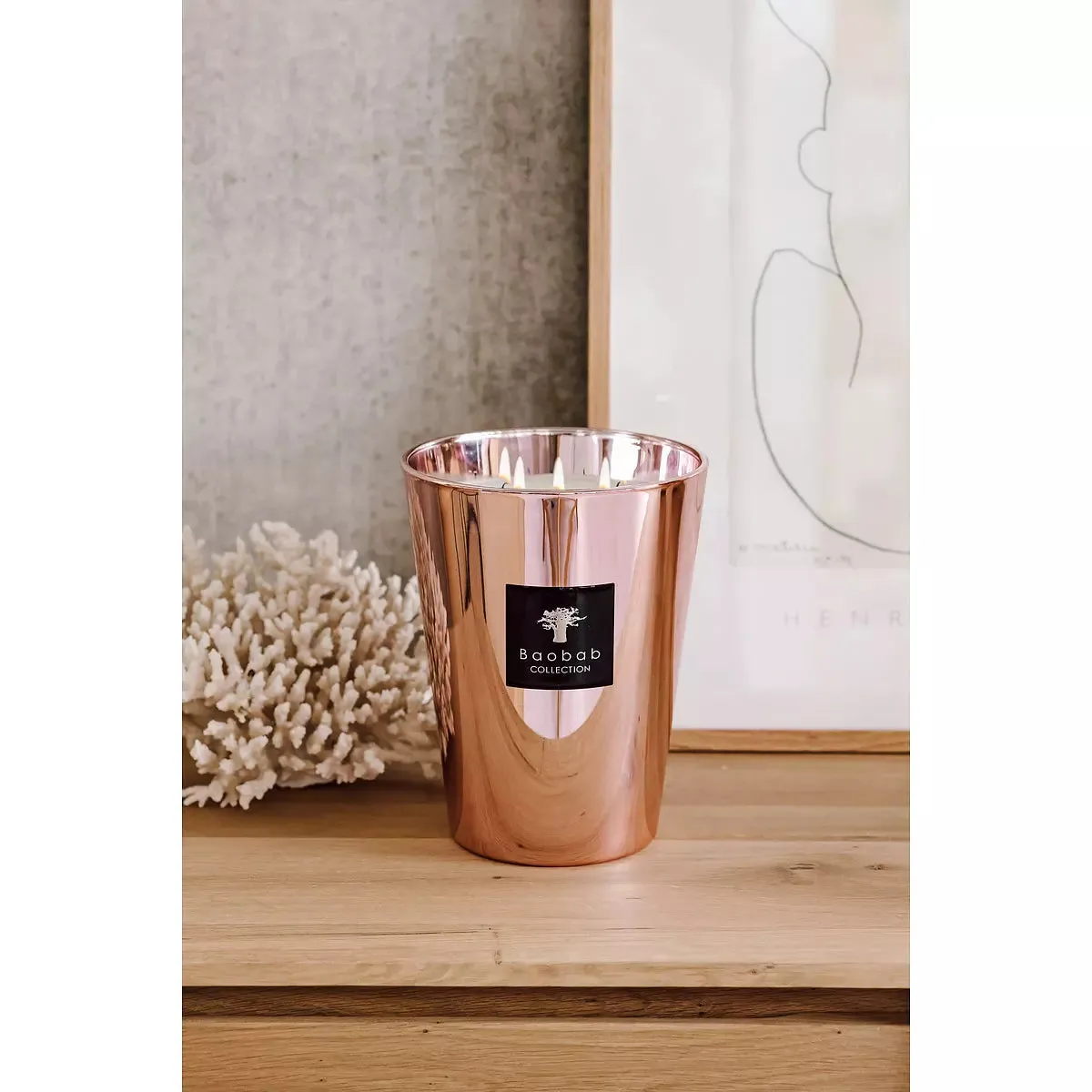 Candela Baobab Les Exclusives Roseum Floreale Rosa Cipria