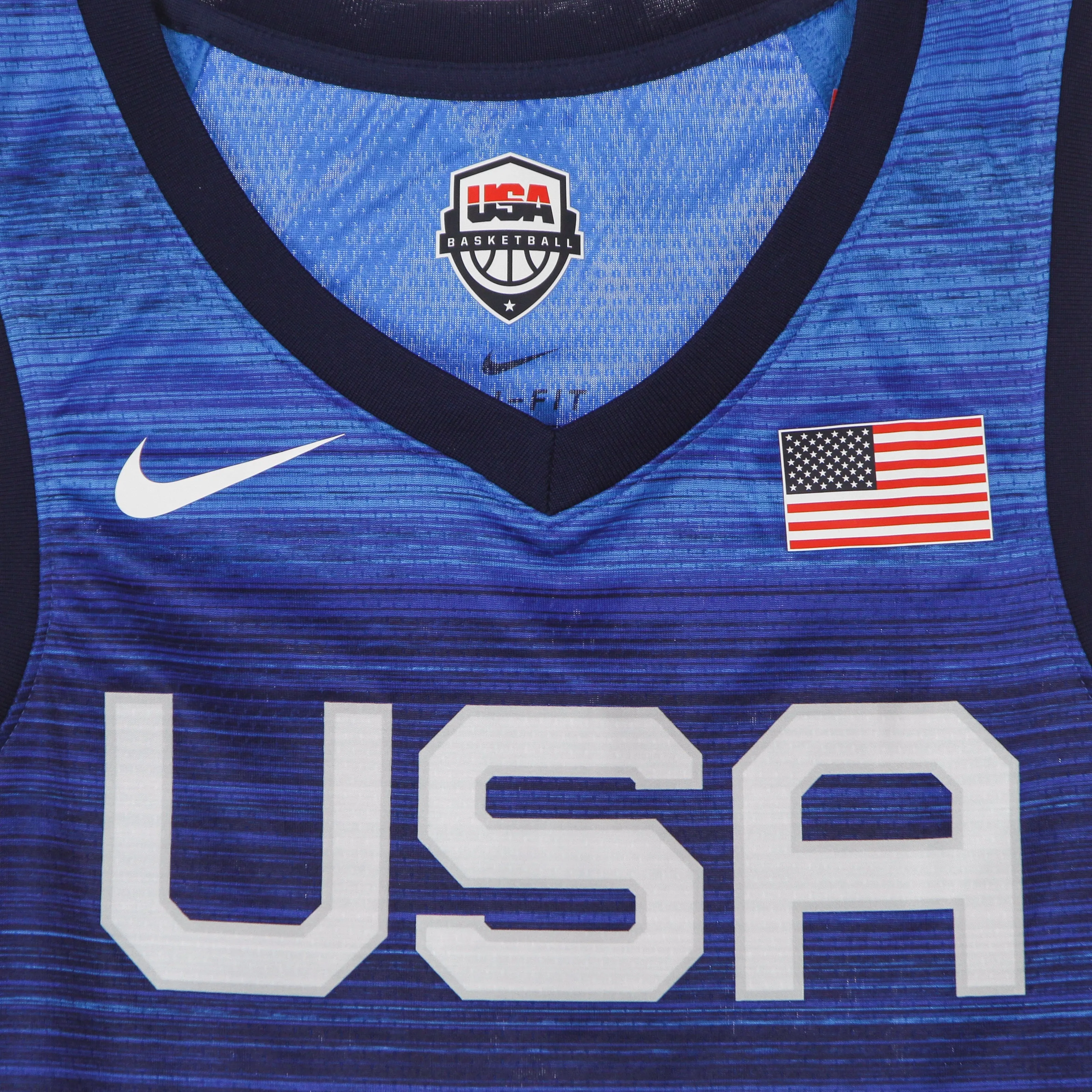 Canotta Basket Uomo Nba Jersey Limited Road Team Usa Obsidian/white