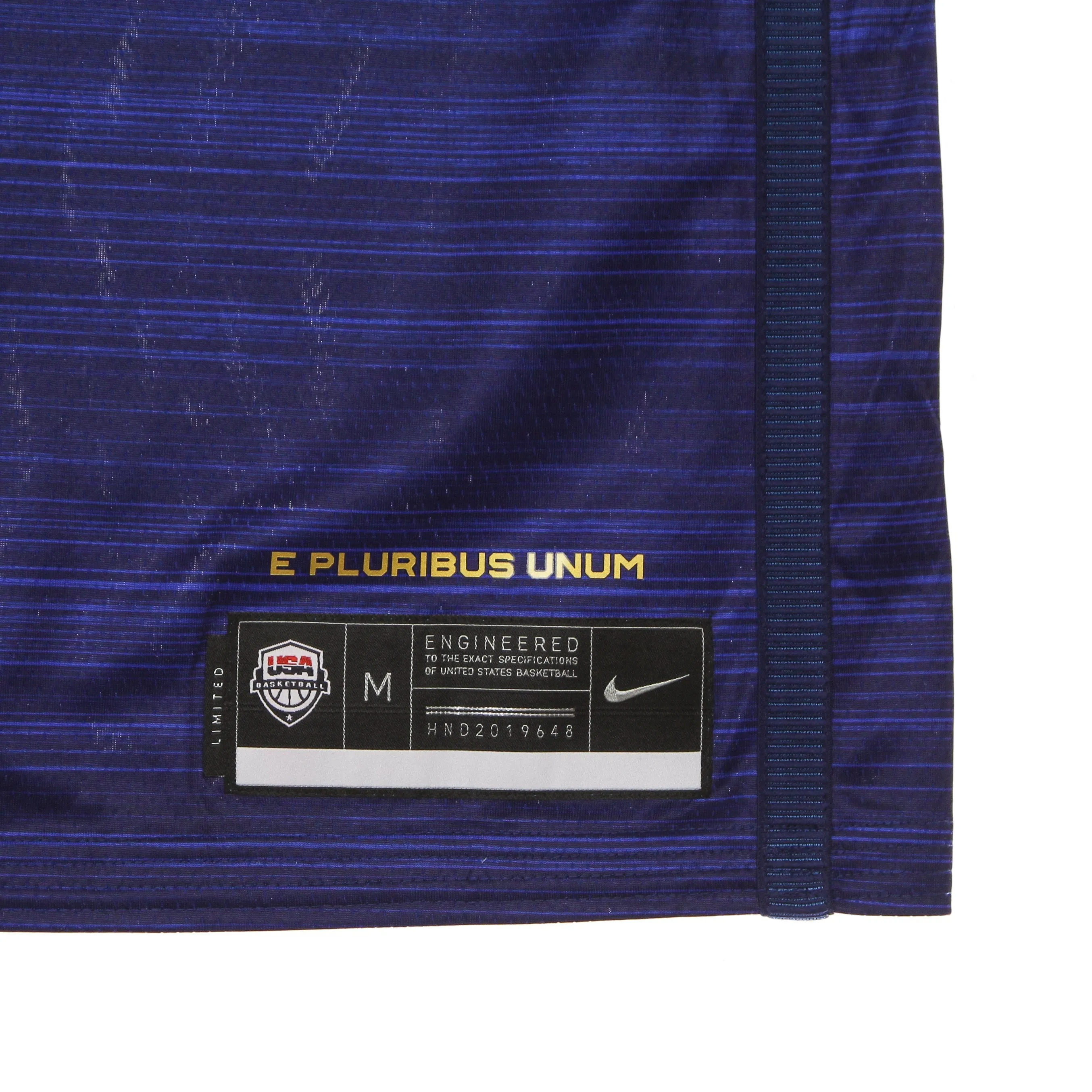 Canotta Basket Uomo Nba Jersey Limited Road Team Usa Obsidian/white