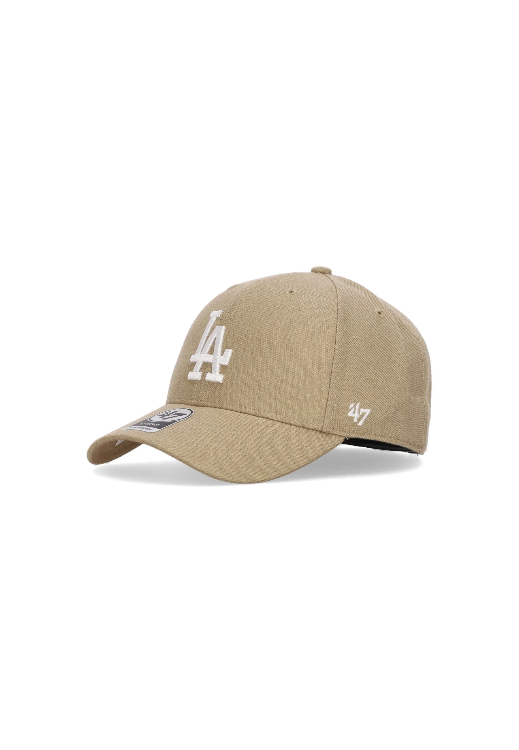 Cappellino Visiera Curva Uomo Mlb Mvp Losdod Khaki/white