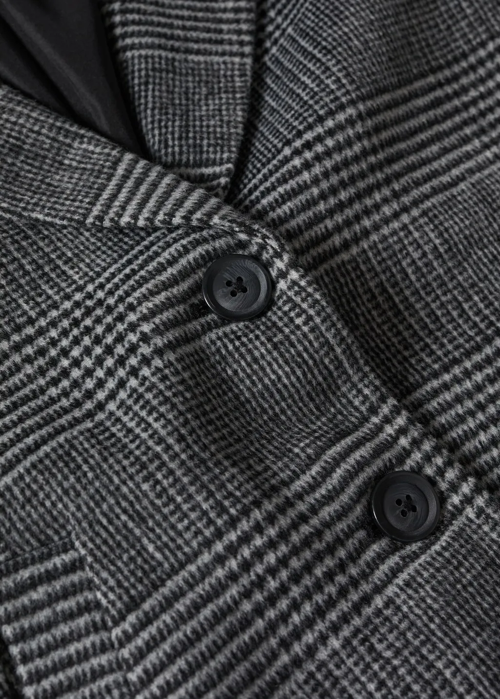 Cappotto lana quadri