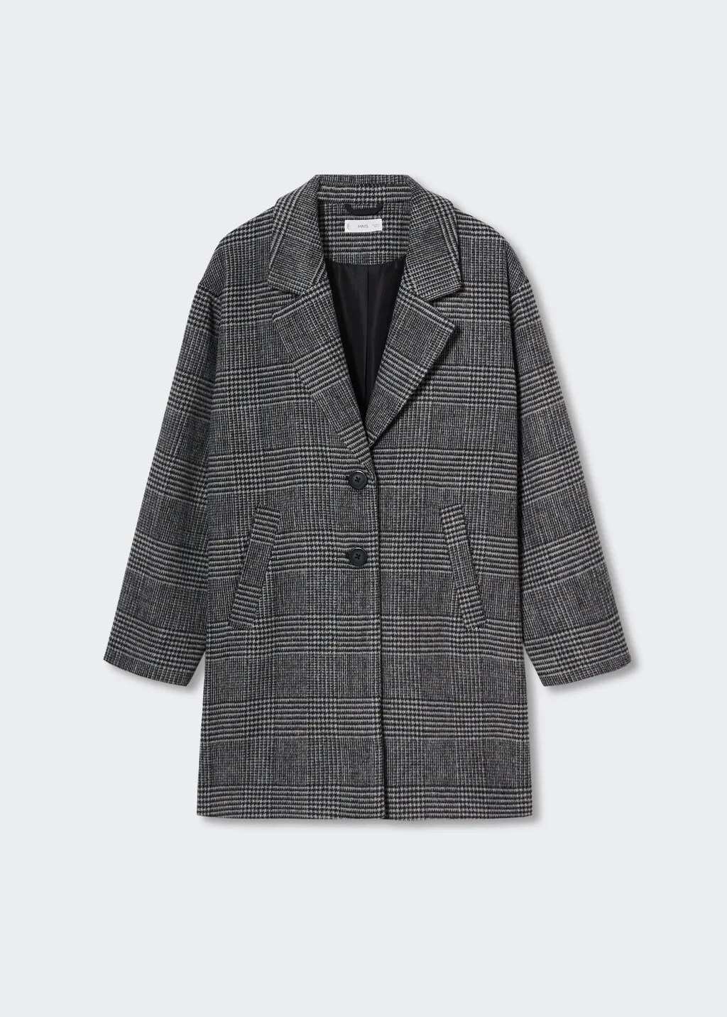 Cappotto lana quadri