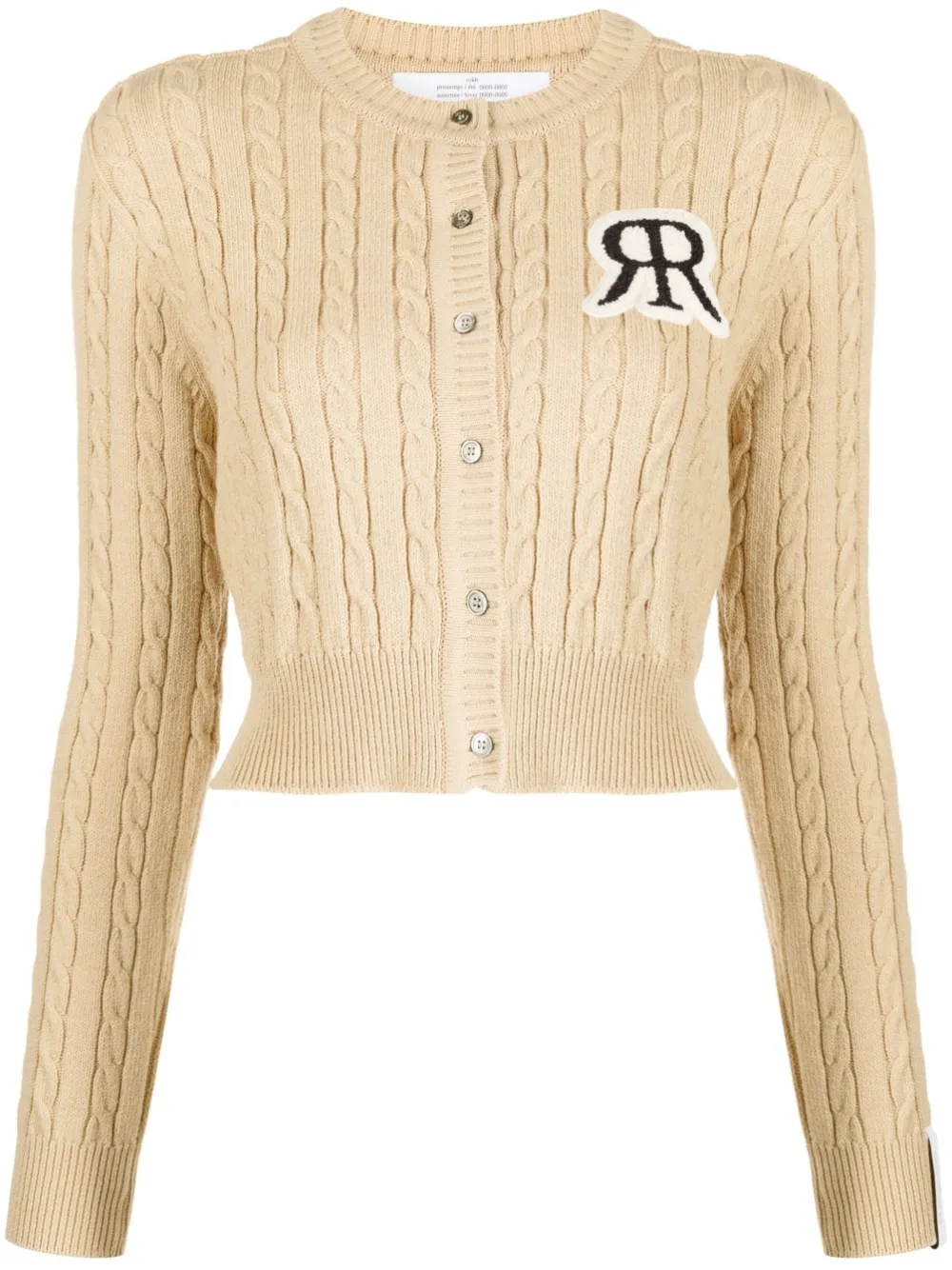 cardigan con logo