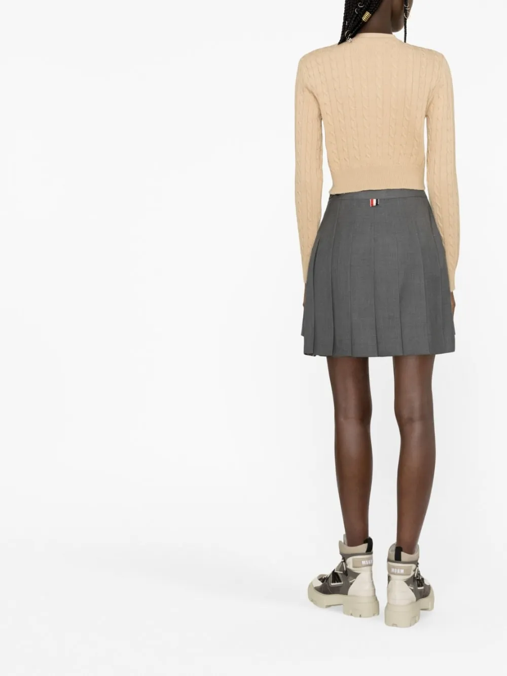 cardigan con logo