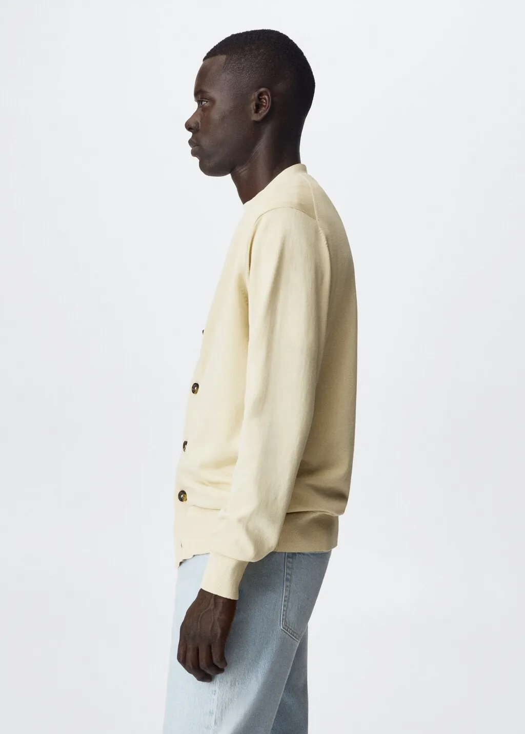 Cardigan cotone bottoni