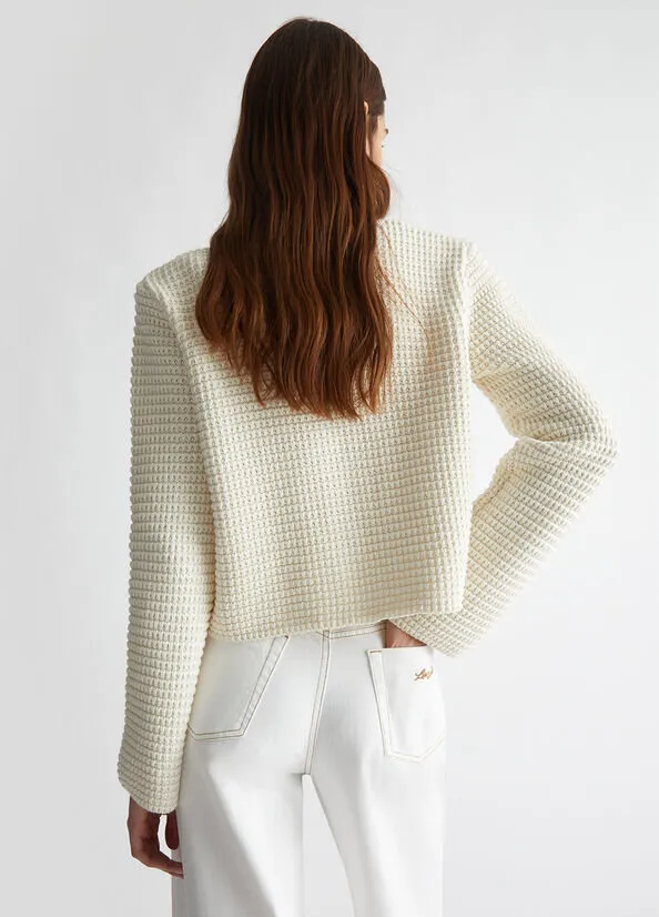 cardigan in maglia liu jo a.i.24.25.art. wf4443