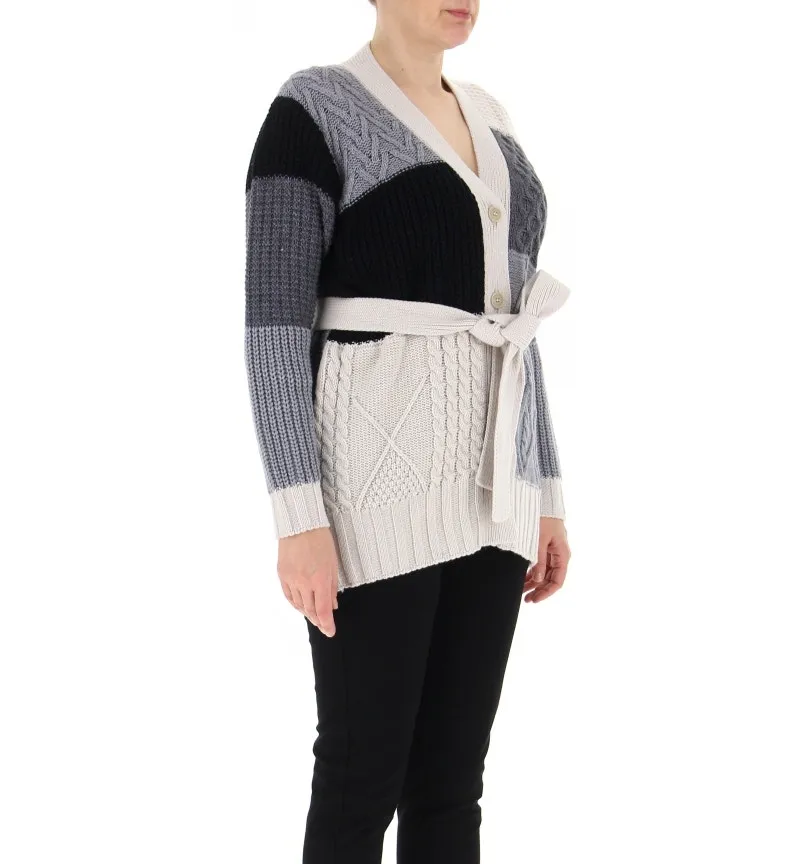 Cardigan misto lana