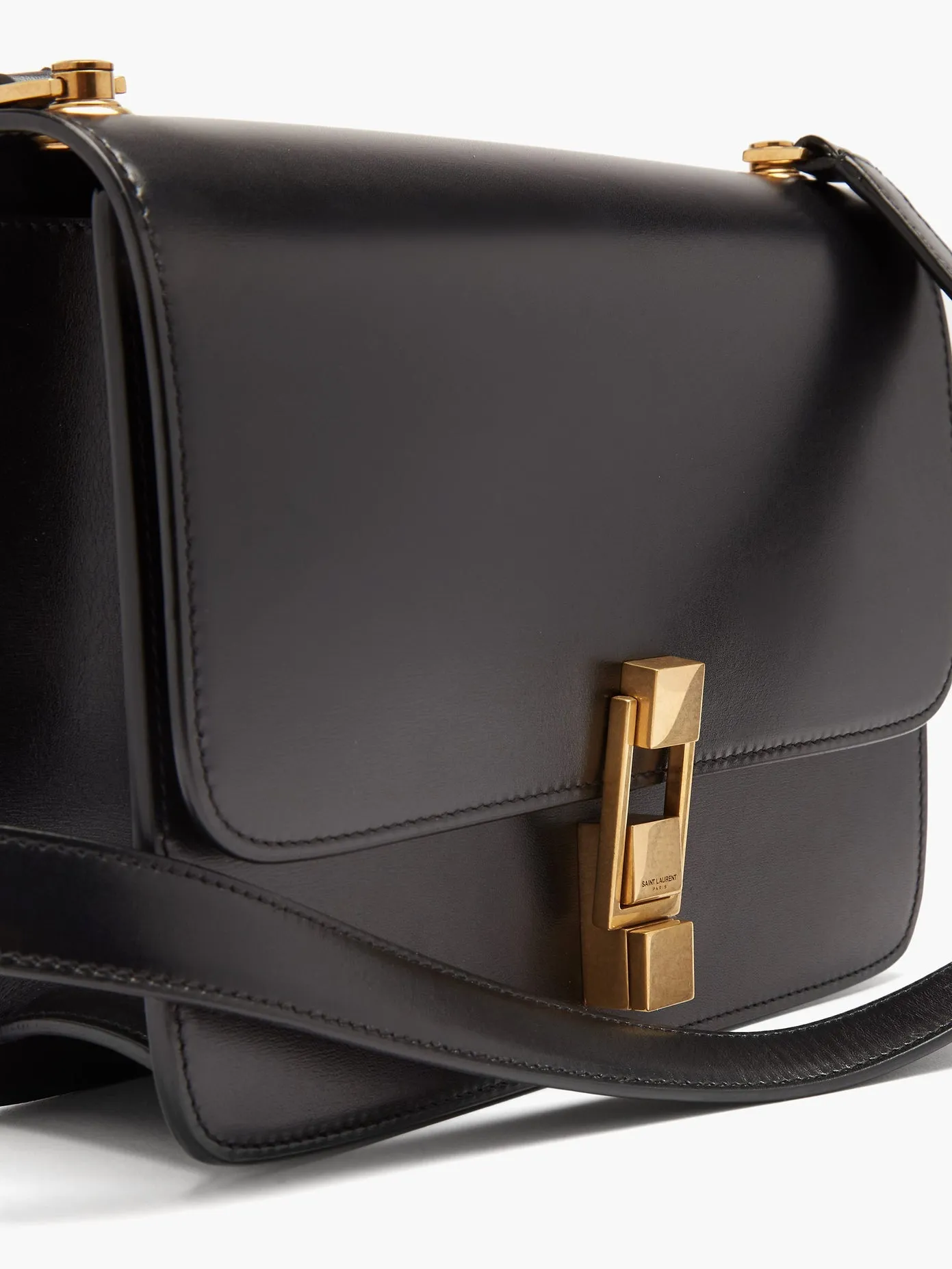 Carre leather cross-body bag