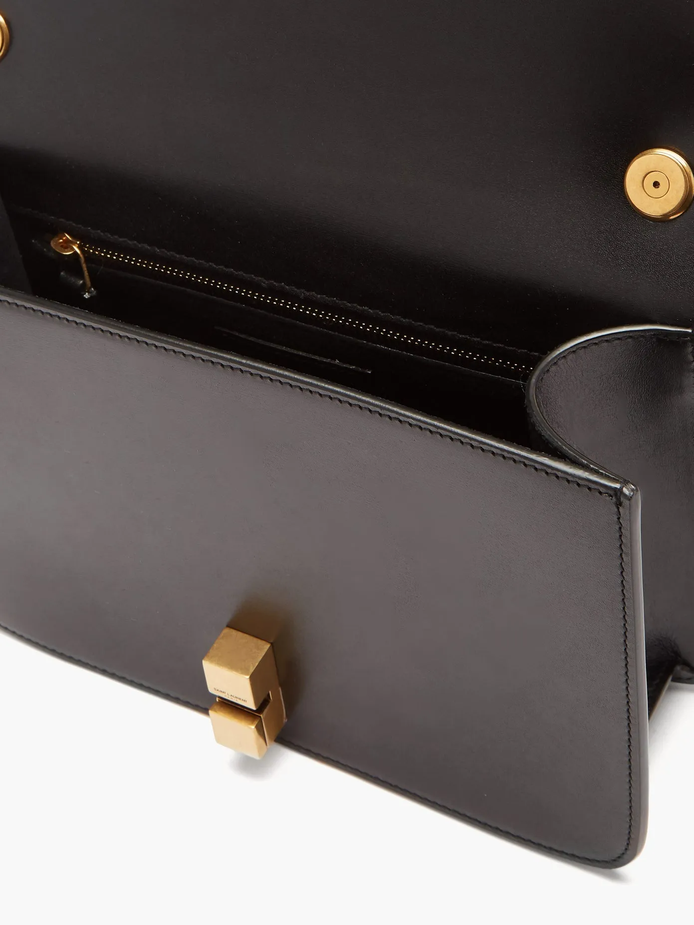 Carre leather cross-body bag