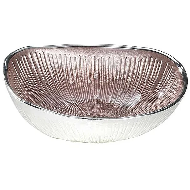 Ciotola Argenesi Zen colore Rosa, Grigio/Argento