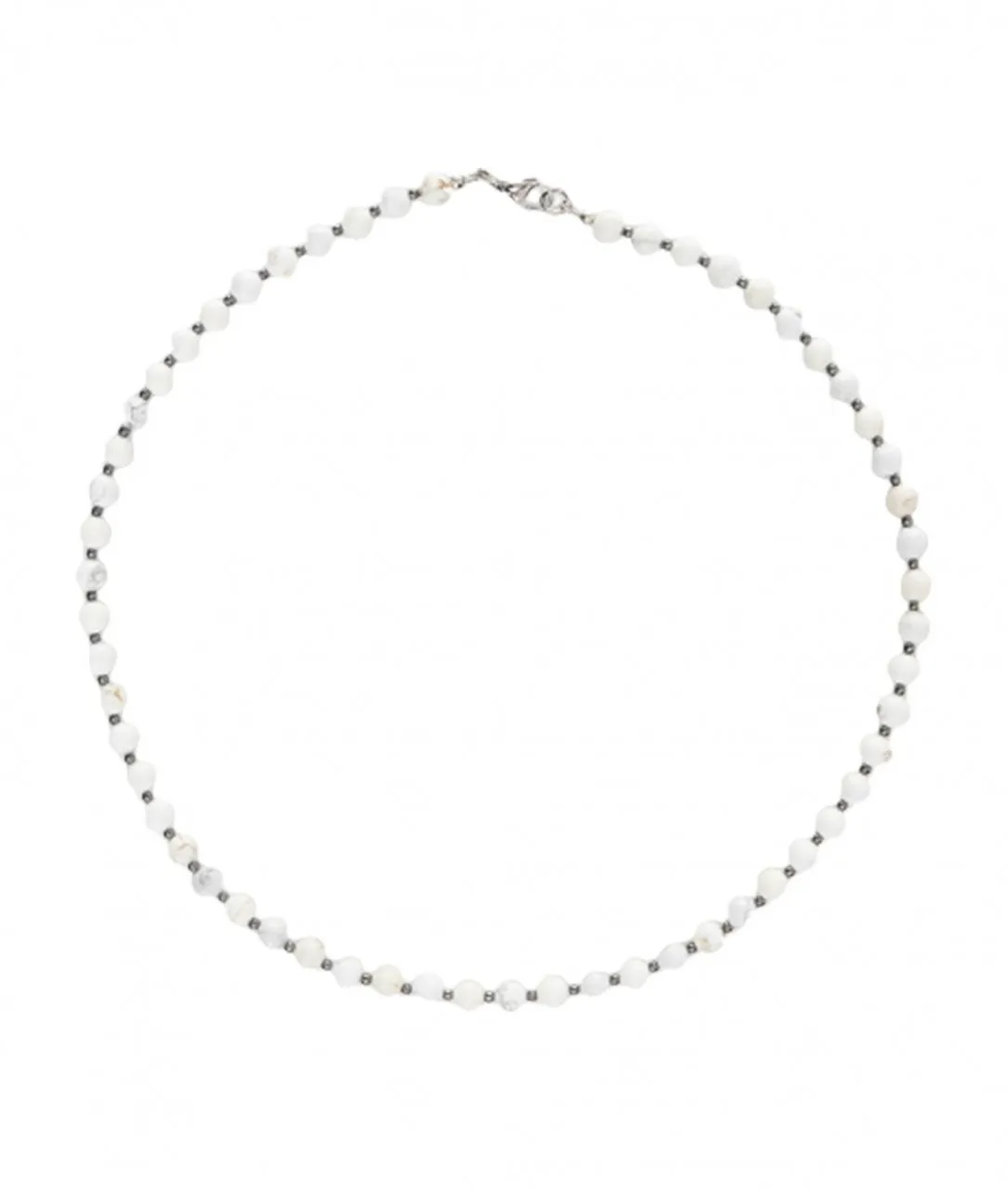 Collana bianco bianco