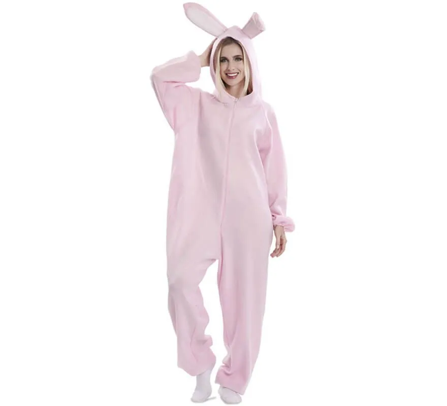 Costume da coniglio rosa per donna
