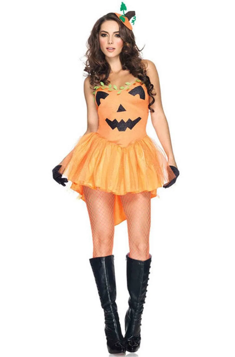 Costume donna zucca di Halloween