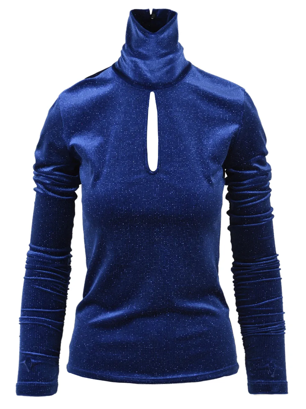 Dolcevita Donna in velluto blu