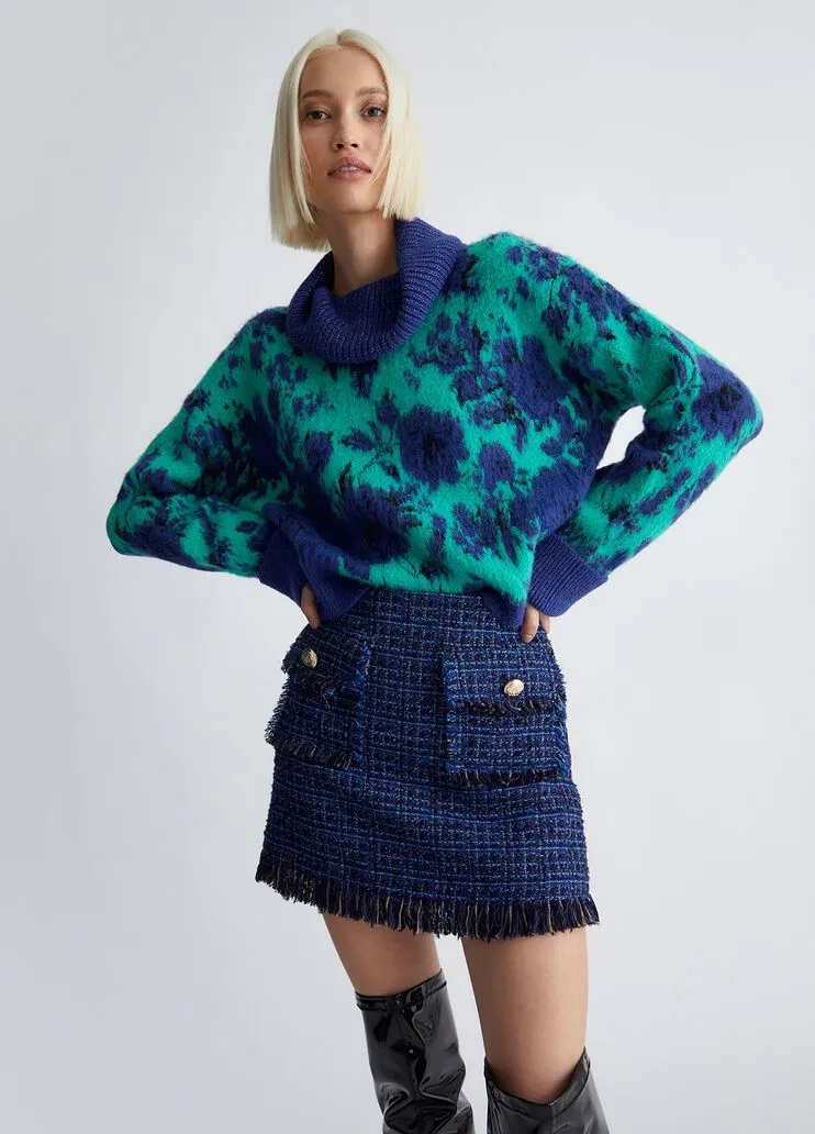 Dolcevita floreale jacquard liu jo