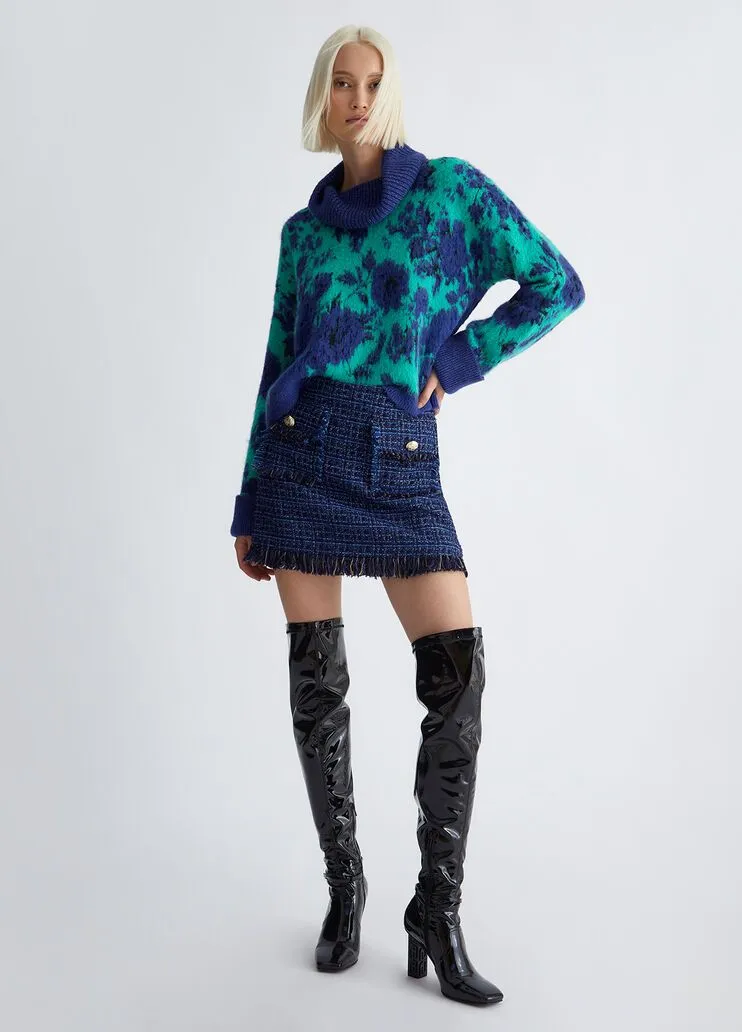 Dolcevita floreale jacquard liu jo
