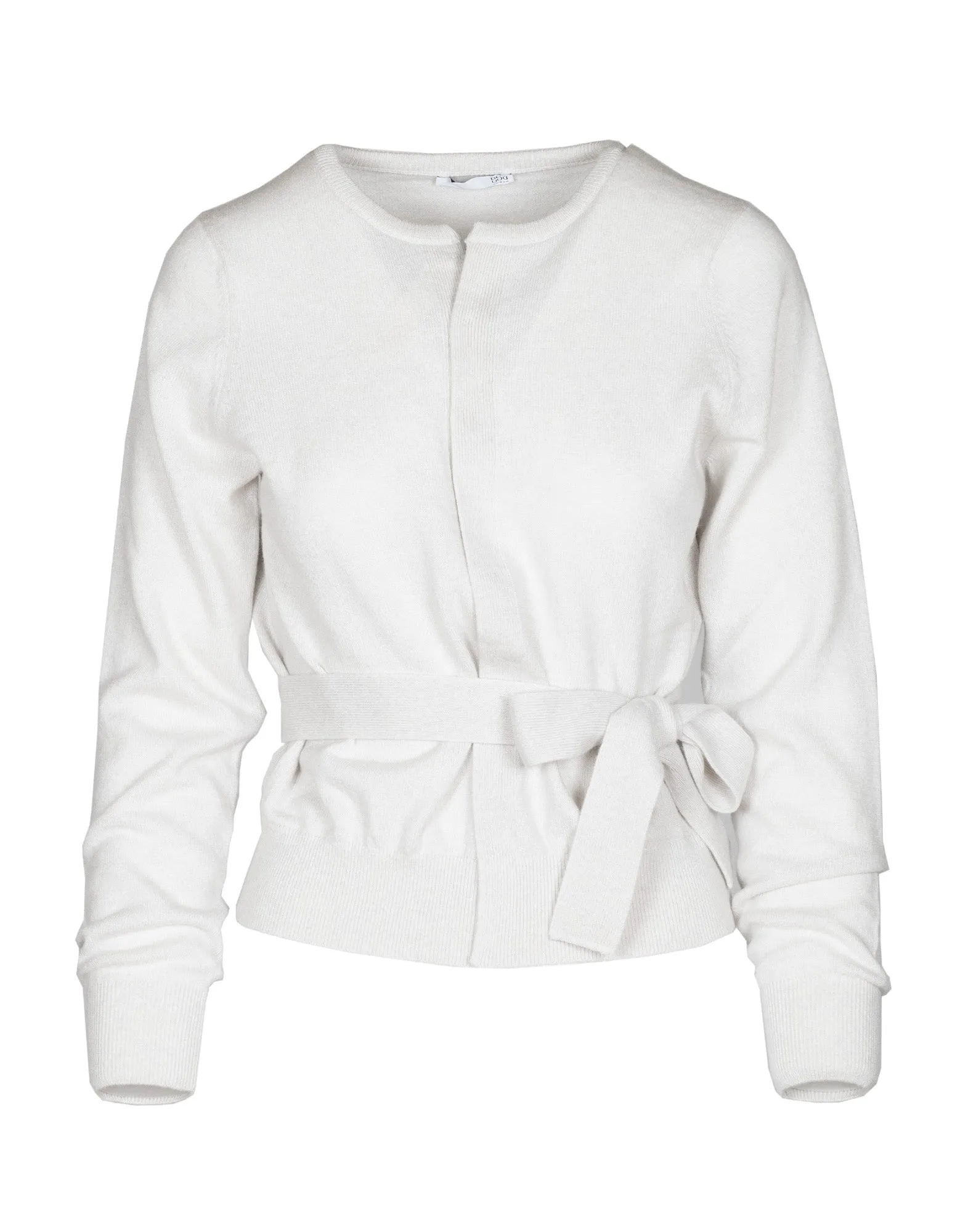 DOUUOD Cardigan in cashemere con cintura