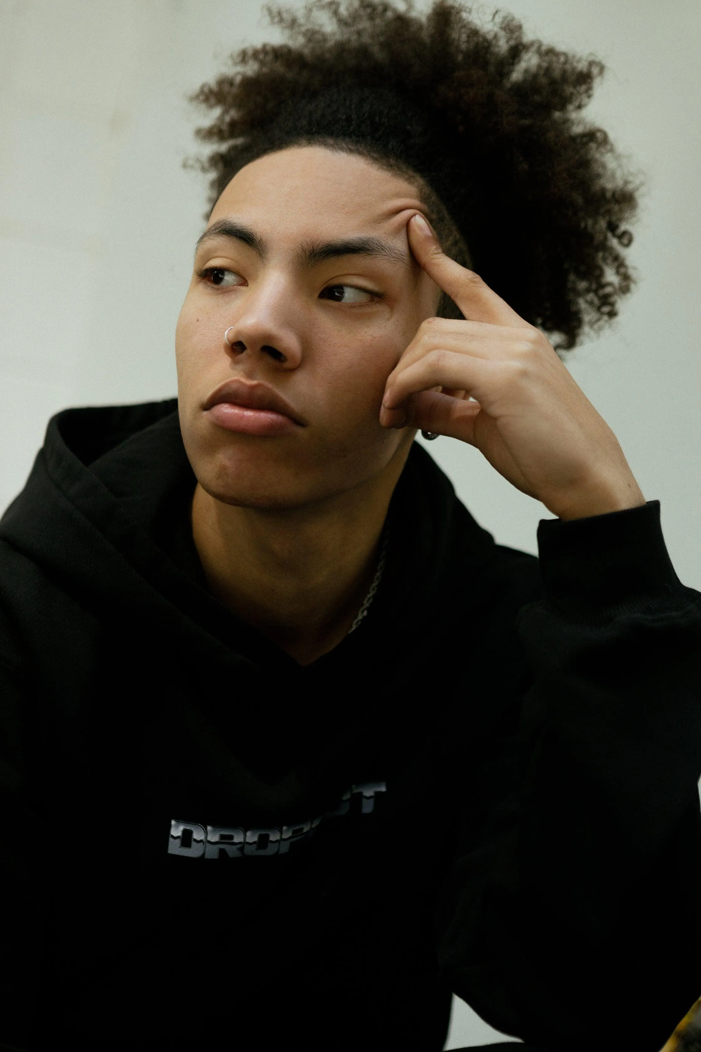 dropout Chrome Hoodie Black