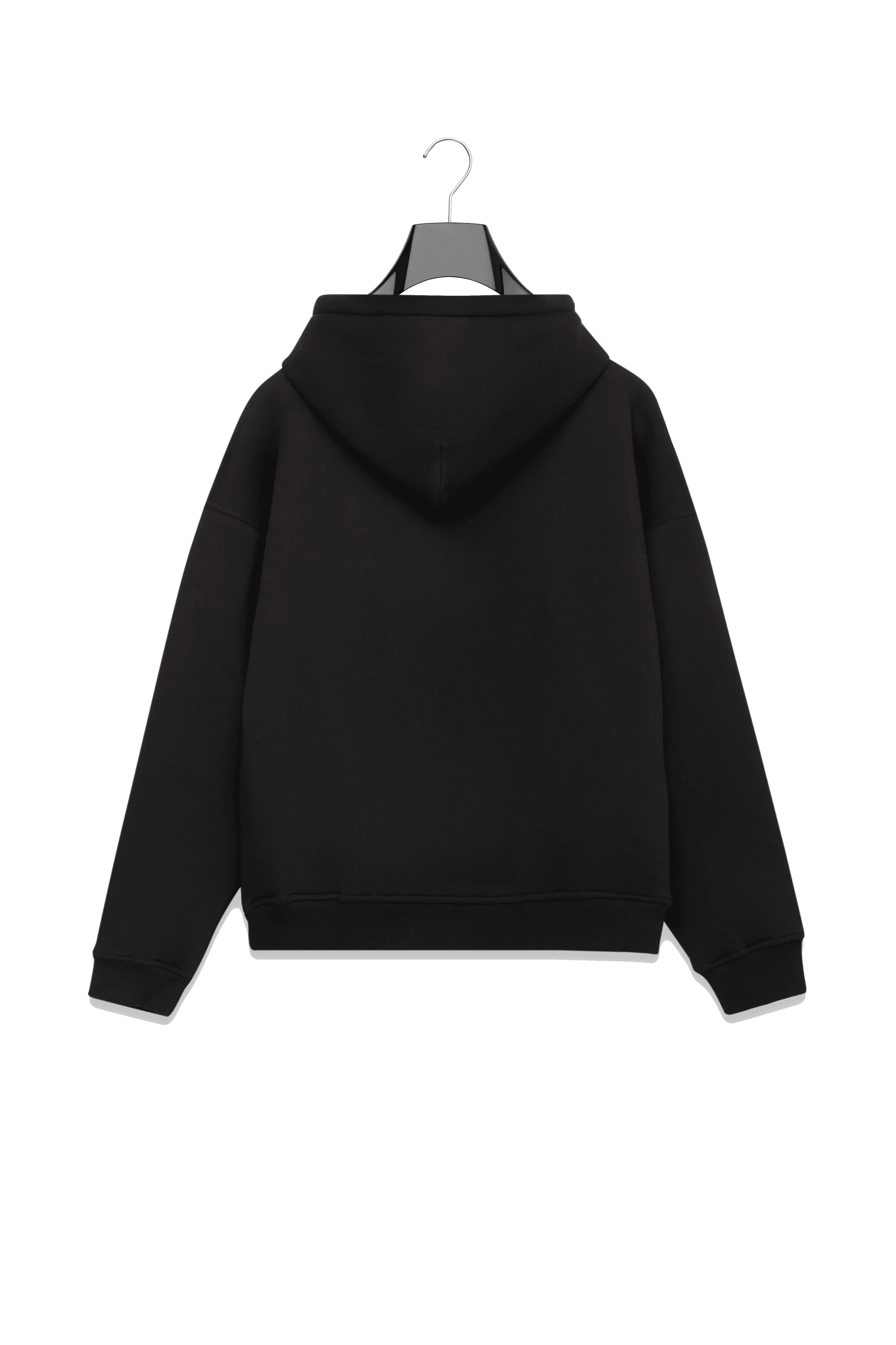 dropout Italics Hoodie Black