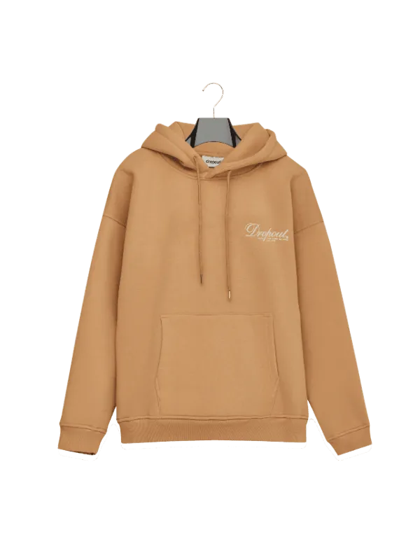 dropout Italics Hoodie Ochre