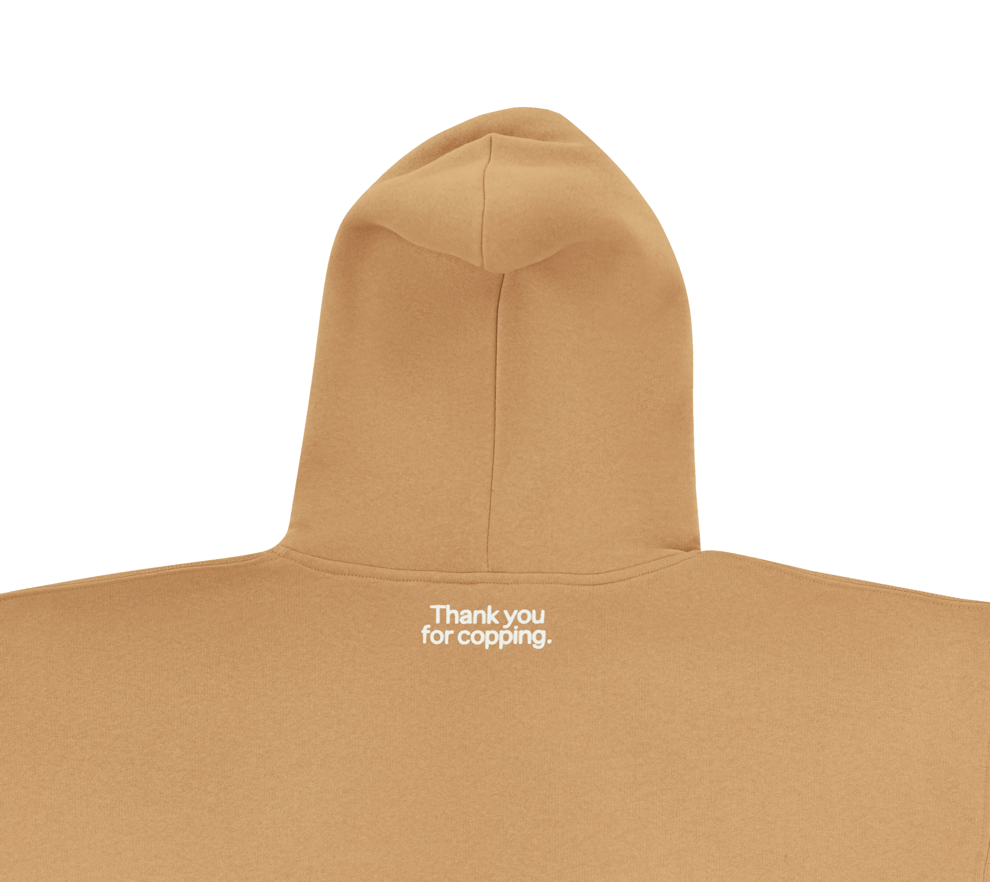 dropout Italics Hoodie Ochre