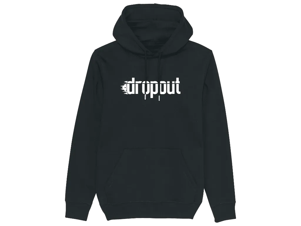 dropout Logo Hoodie Black