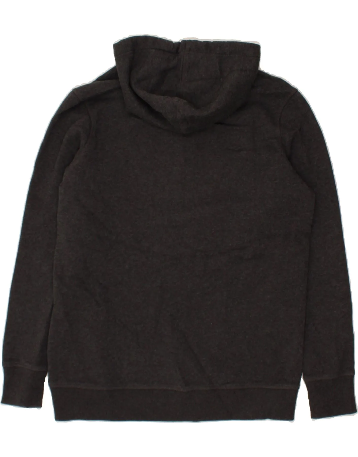 EDDIE BAUER Womens Hoodie Jumper UK 16 Large Grey Cotton
