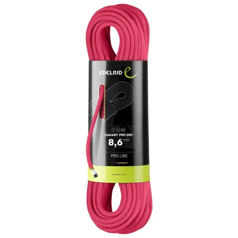 Edelrid Canary Pro Dry 8,6mm - Mezza corda