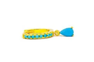 Elegante set di orecchini, ART875, colore oro