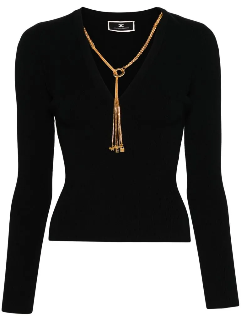 elisabetta franchi Maglia con collana