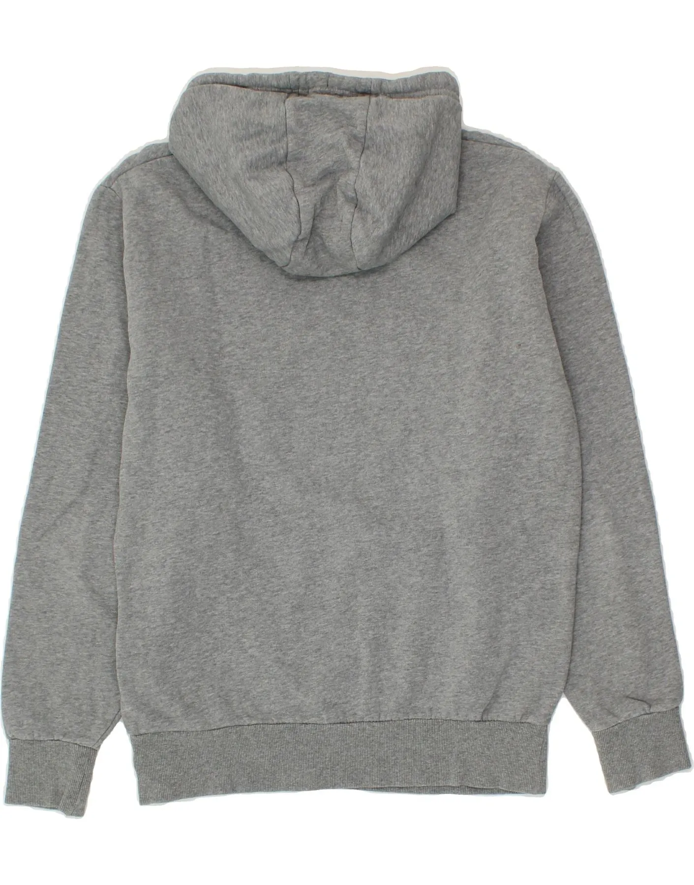 ELLESSE Mens Graphic Hoodie Jumper Large Grey Cotton