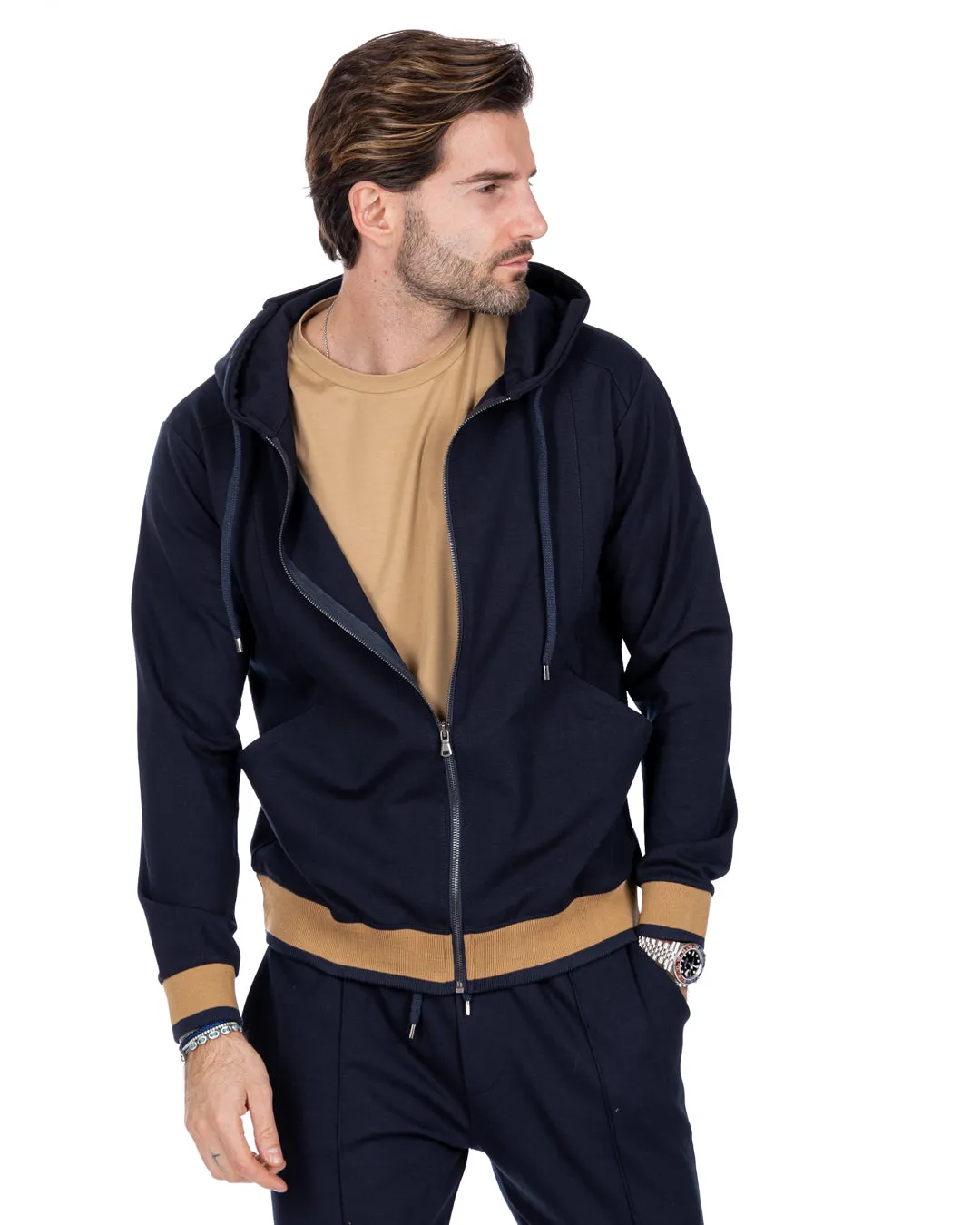 Explorer - felpa tuta blu in punto milano