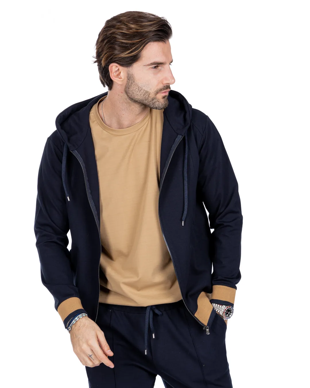 Explorer - felpa tuta blu in punto milano