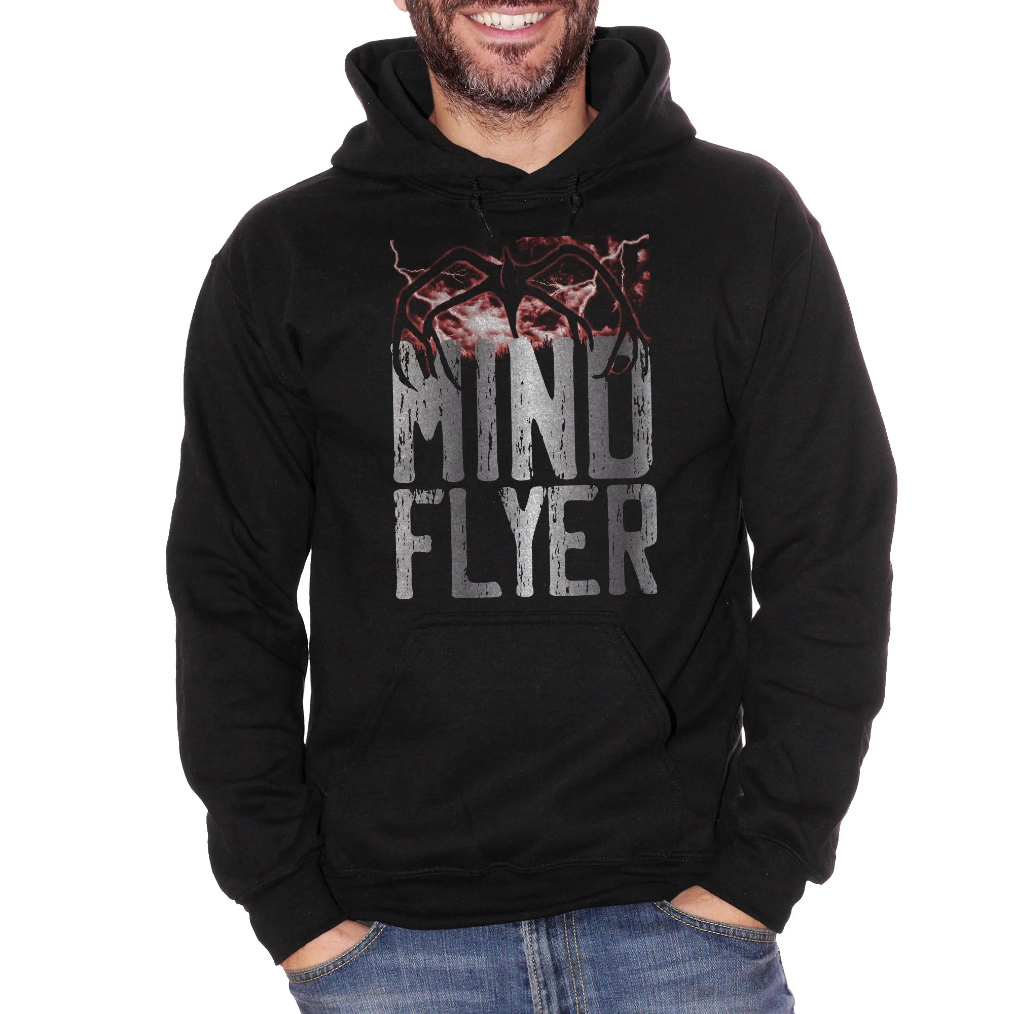 Felpa Cappuccio Mind Flyer Stranger - Serie TV - Movie