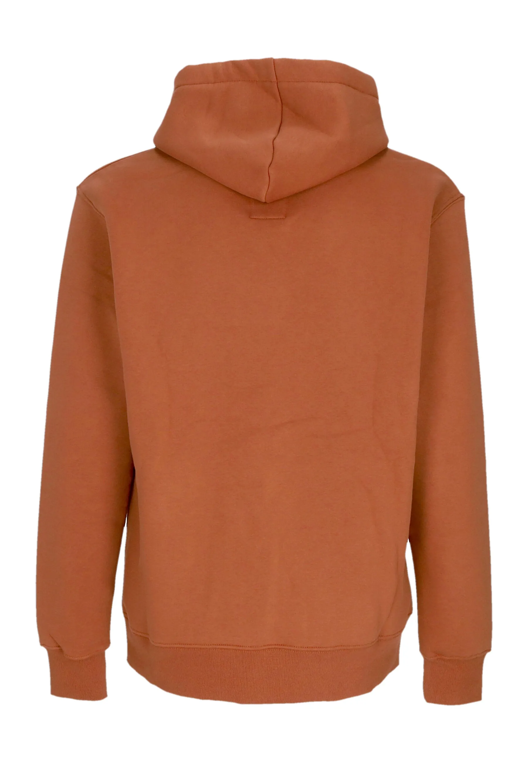 Felpa Cappuccio Uomo Basic Hoodie Hazel Brown
