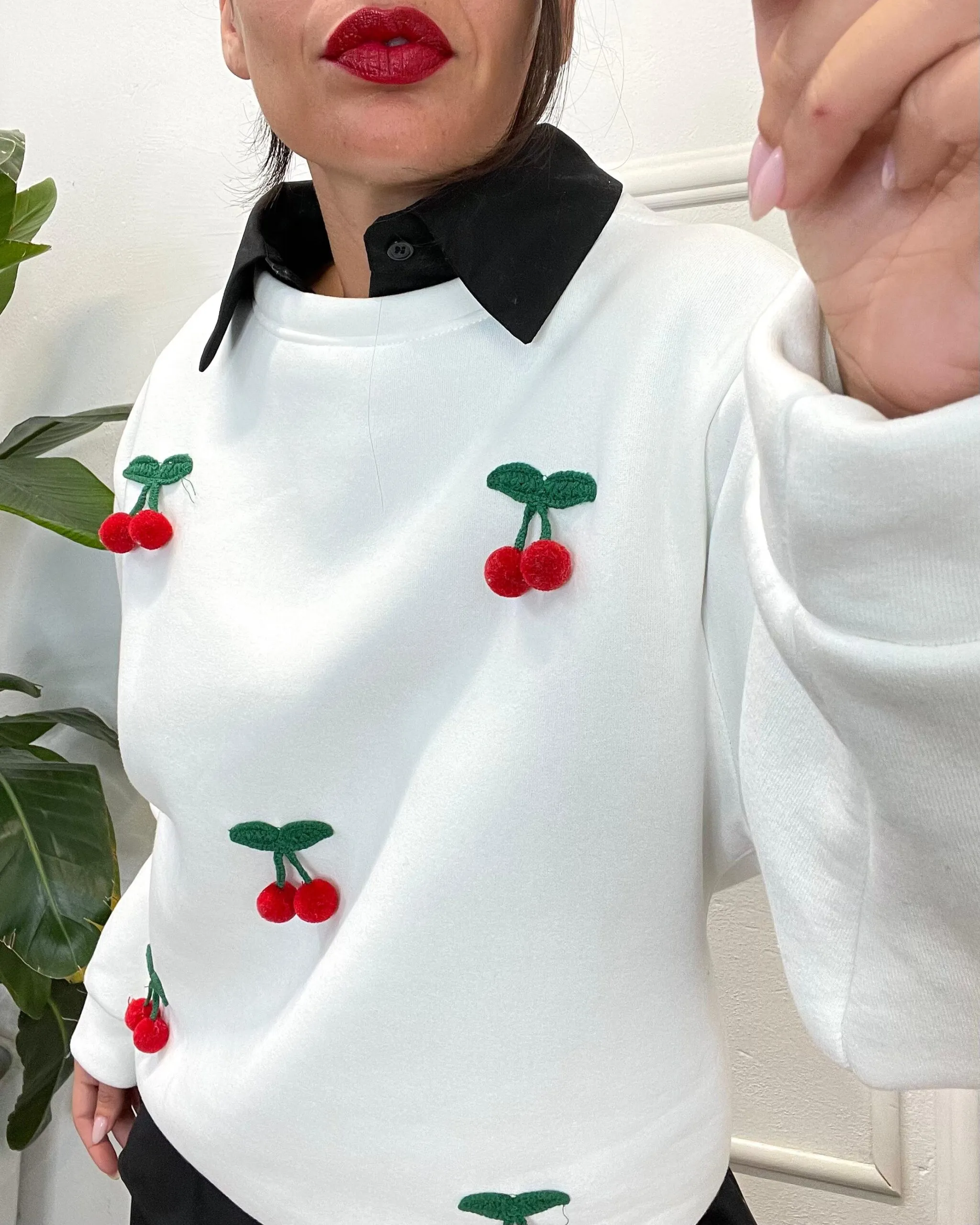 FELPA CHERRY 369 bianco
