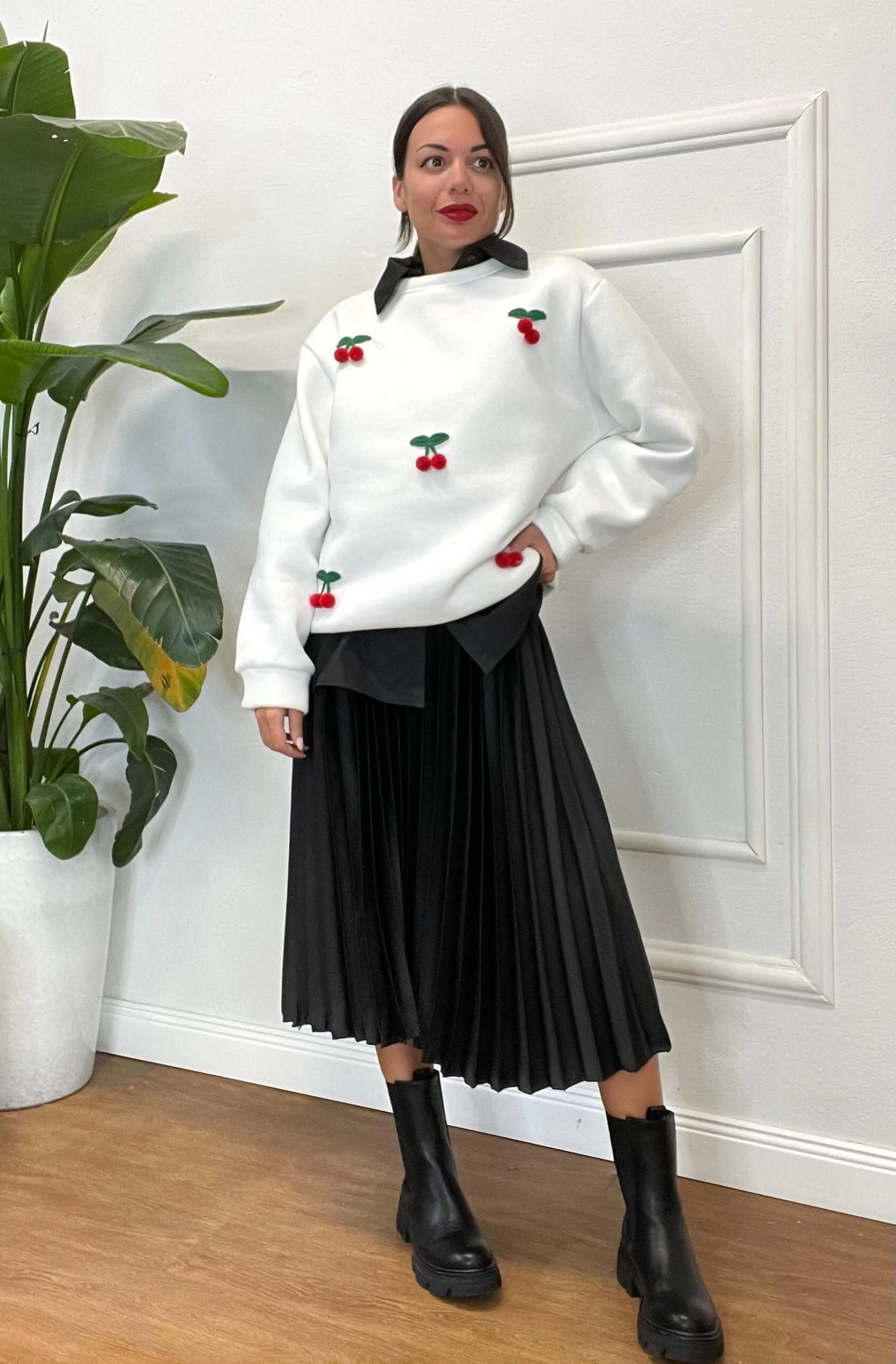 FELPA CHERRY 369 bianco