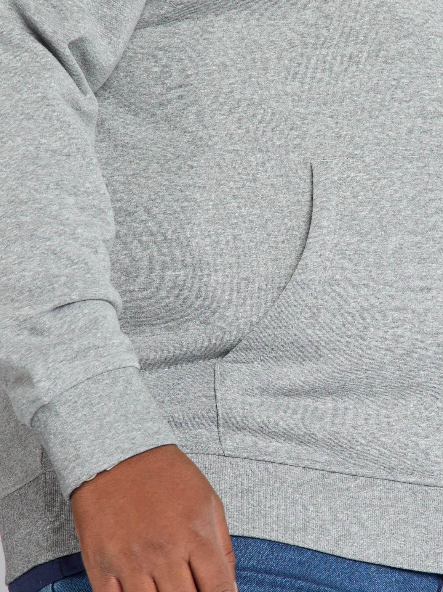 Felpa con zip in tessuto felpato - - GRIGIO