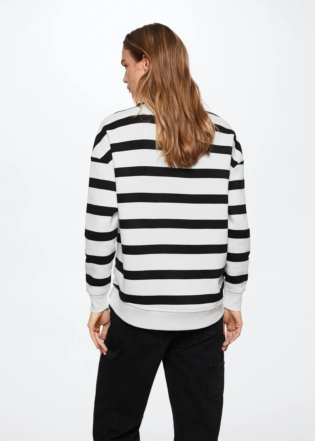 Felpa cotone righe